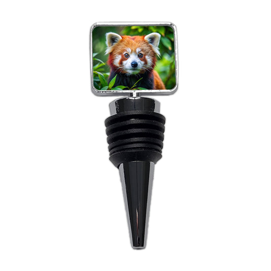 Red Panda Wine Bottle Stopper