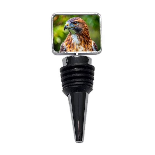 Red-Tailed Hawk Raptor Bird Of Prey Wine Bottle Stopper