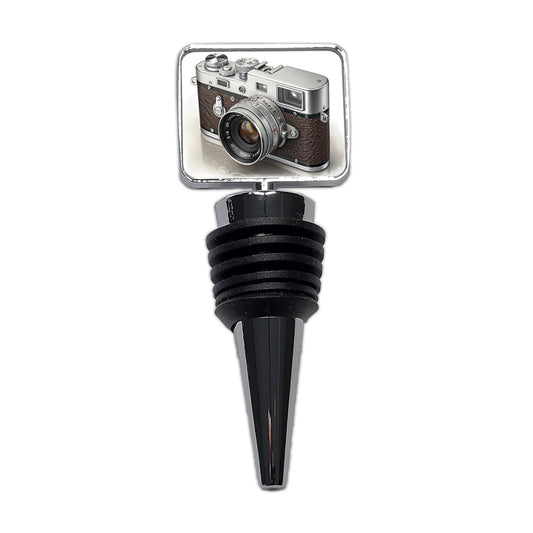 Retro 35mm Photography Camera Wine Bottle Stopper