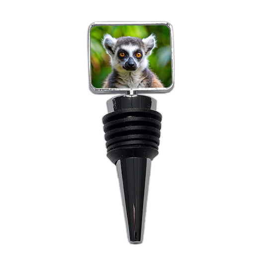 Ring-Tailed Lemur Wine Bottle Stopper