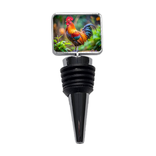 Rooster Wine Bottle Stopper