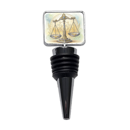 Scales Of Justice Lawyer Judge Paralegal Wine Bottle Stopper