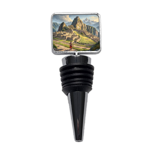 South American Inca Empire Wine Bottle Stopper