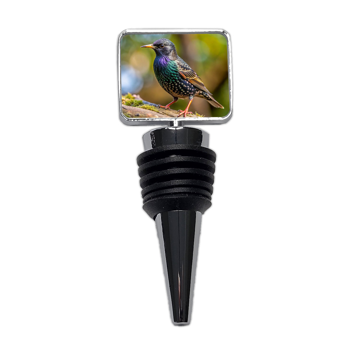 Starling Backyard Bird Wine Bottle Stopper