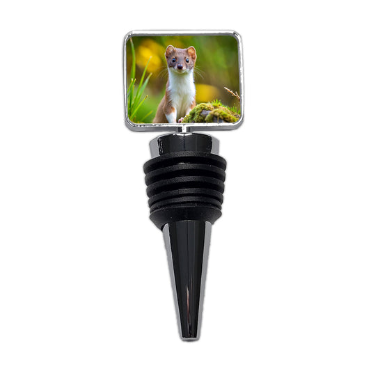 Stoat Ermine Wine Bottle Stopper