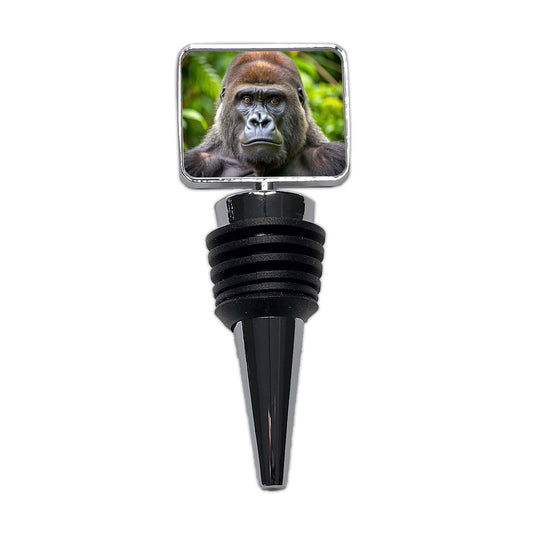 Western Gorilla Ape Wine Bottle Stopper