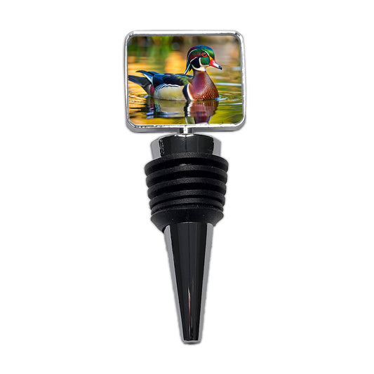 Wood Duck Wine Bottle Stopper