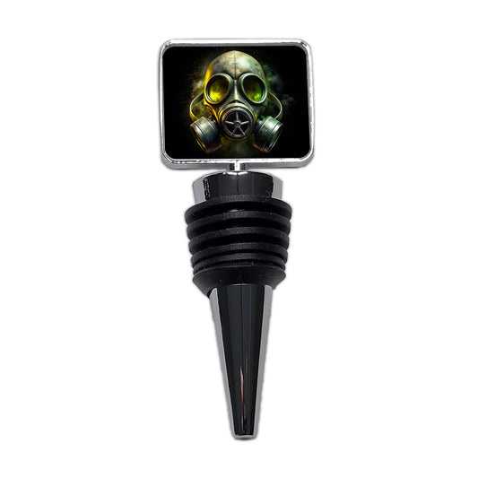 Zombie Outbreak Gas Mask Toxic Gas Wine Bottle Stopper