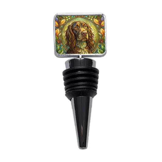 Boykin Spaniel Dog Art Nouveau Wine Bottle Stopper