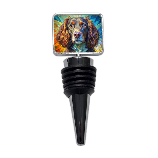 Boykin Spaniel Dog Pop Art Wine Bottle Stopper