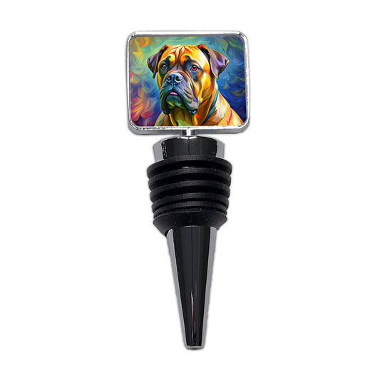 Bullmastiff Dog Pop Art Wine Bottle Stopper