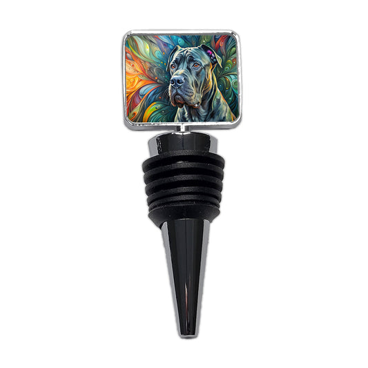 Cane Corso Dog Abstract Art Wine Bottle Stopper