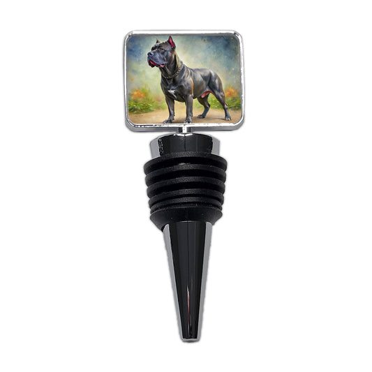 Cane Corso Dog Illustration Wine Bottle Stopper