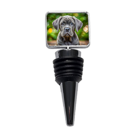 Cane Corso Dog Puppy Photo Wine Bottle Stopper