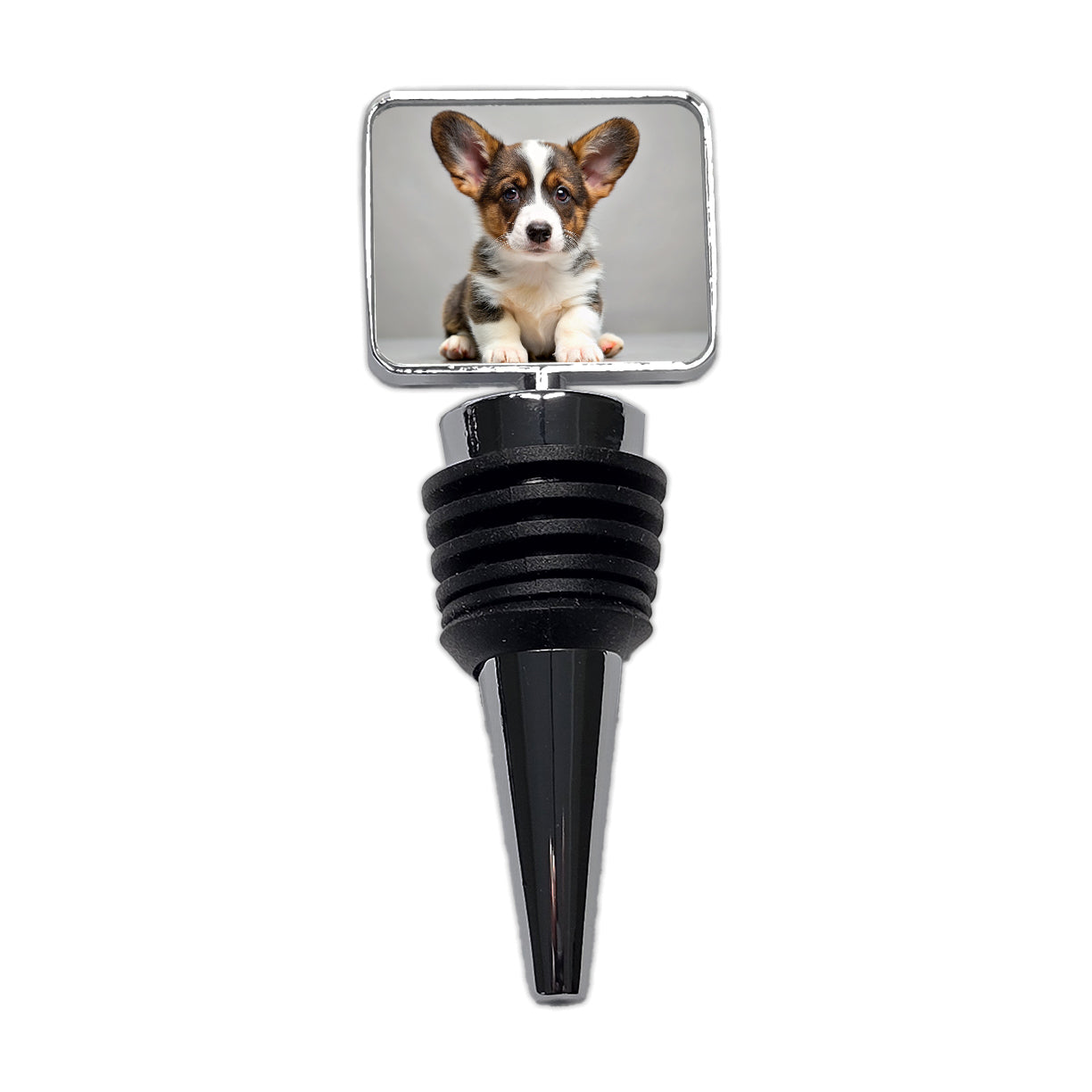 Cardigan Welsh Corgi Dog Puppy Photo Wine Bottle Stopper