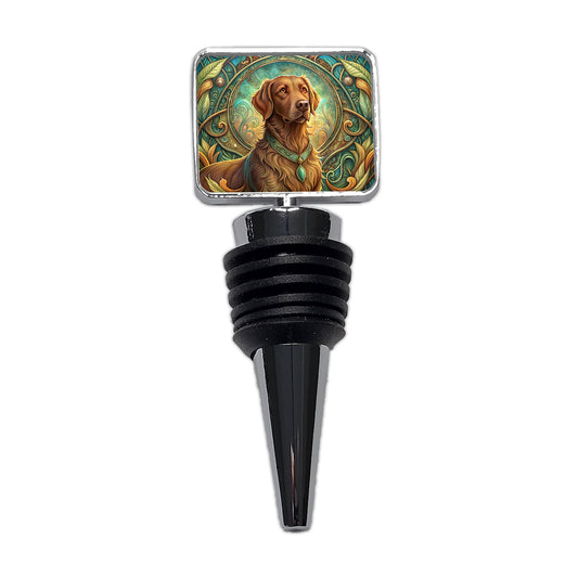 Chesapeake Bay Retriever Dog Art Nouveau Wine Bottle Stopper