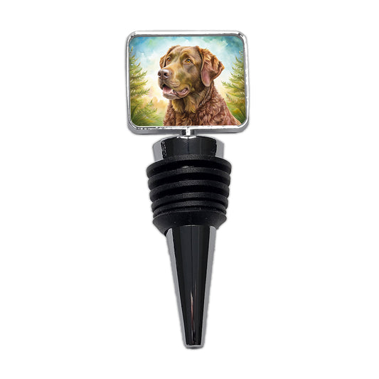 Chesapeake Bay Retriever Dog Illustration Wine Bottle Stopper