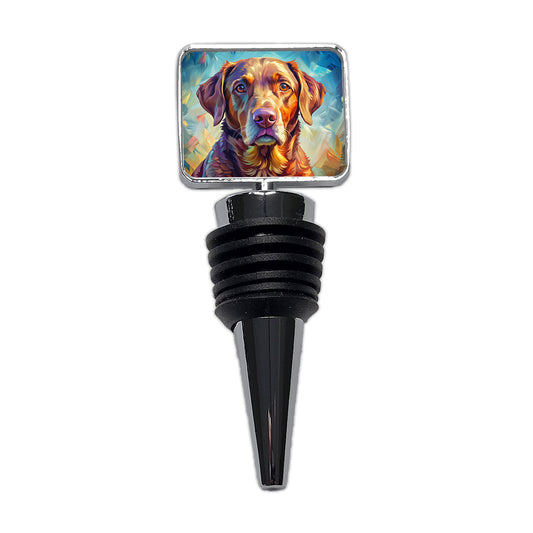Chesapeake Bay Retriever Dog Pop Art Wine Bottle Stopper