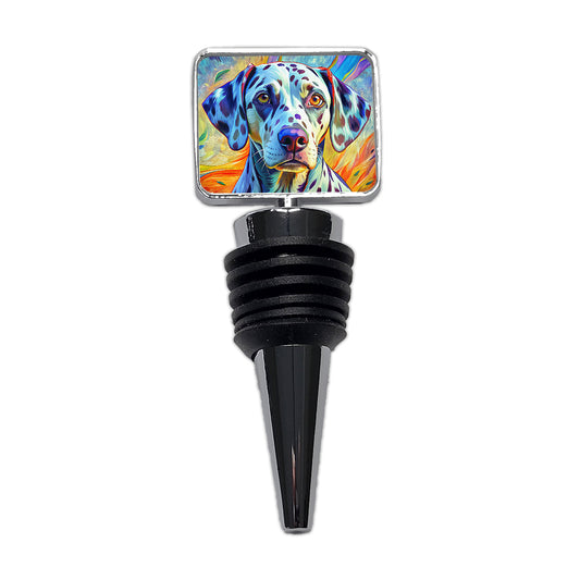 Dalmatian Dog Pop Art Wine Bottle Stopper