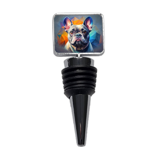 French Bulldog Frenchie Dog Contemporary Art Wine Bottle Stopper