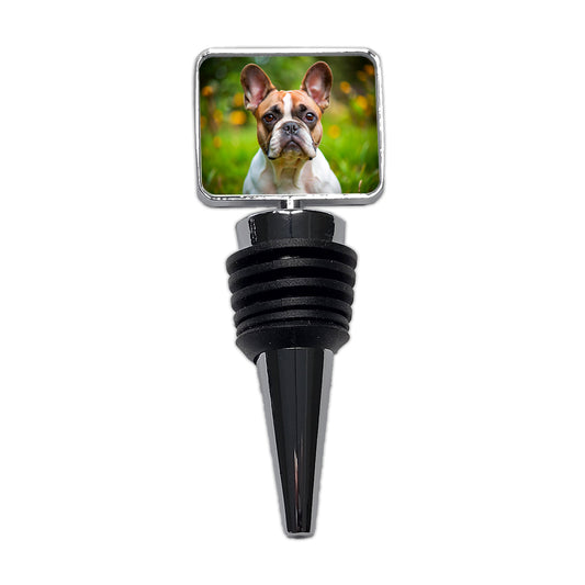 French Bulldog Frenchie Dog Photo Wine Bottle Stopper