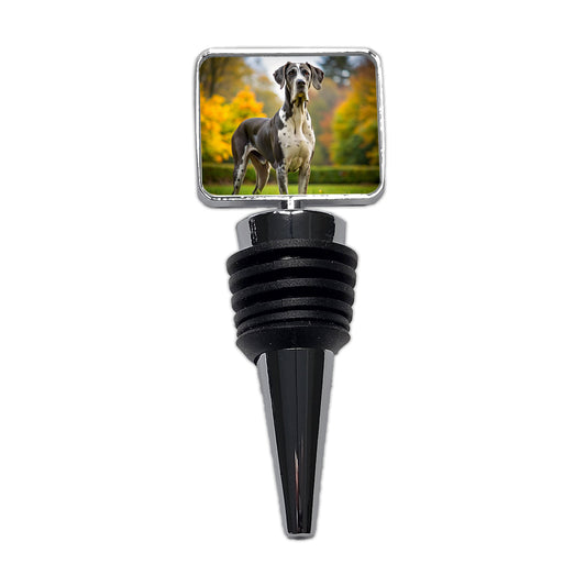 Great Dane Dog Photo Wine Bottle Stopper