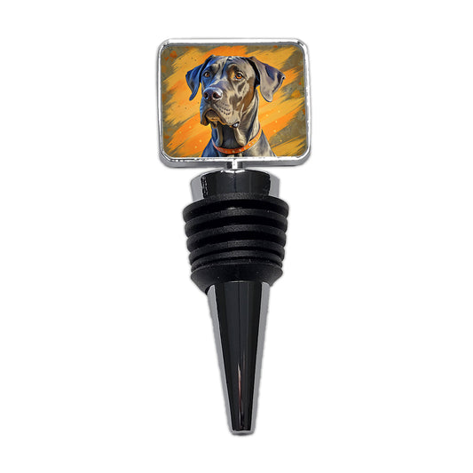 Great Dane Dog Pop Art Wine Bottle Stopper