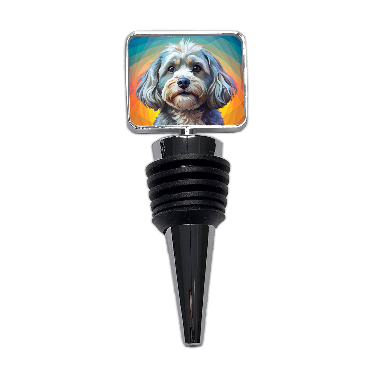 Havanese Dog Pop Art Wine Bottle Stopper