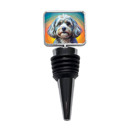 Havanese Dog Pop Art Wine Bottle Stopper