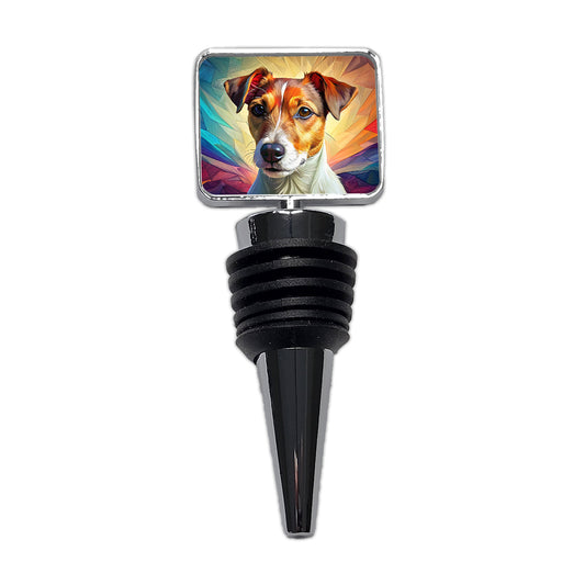 Jack Russell Terrier Dog Pop Art Wine Bottle Stopper