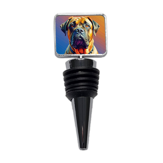 Mastiff Dog Pop Art Wine Bottle Stopper