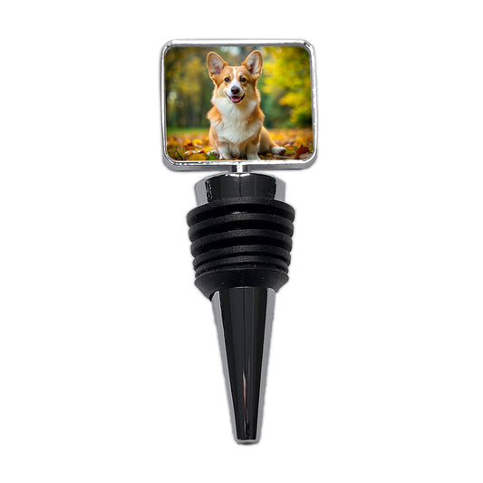 Pembroke Welsh Corgi Dog Photo Wine Bottle Stopper