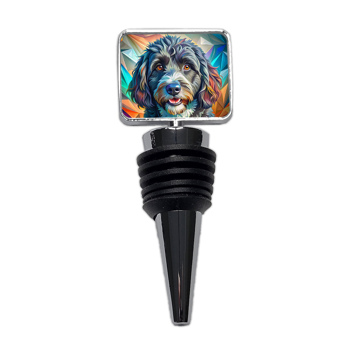 Portuguese Water Dog Pop Art Wine Bottle Stopper