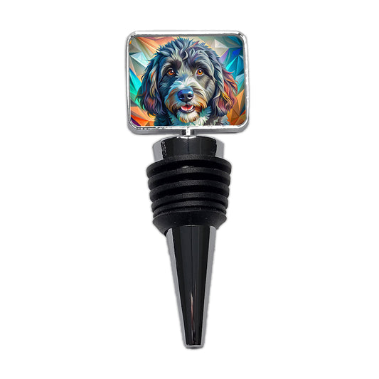 Portuguese Water Dog Pop Art Wine Bottle Stopper