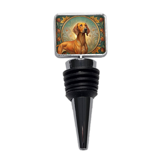 Rhodesian Ridgeback Dog Art Nouveau Wine Bottle Stopper
