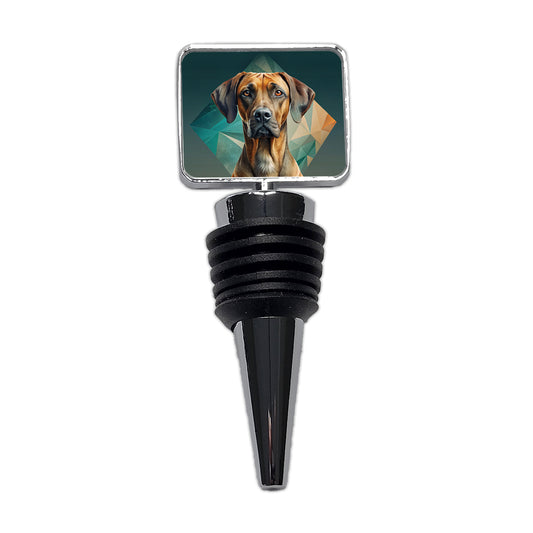 Rhodesian Ridgeback Dog Contemporary Art Wine Bottle Stopper