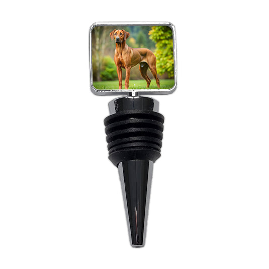 Rhodesian Ridgeback Dog Photo Wine Bottle Stopper