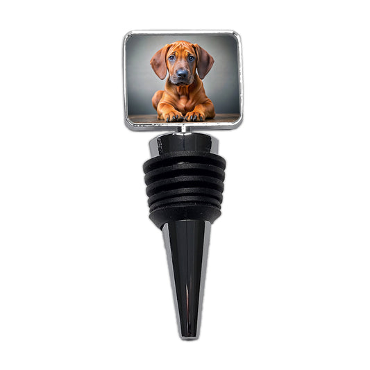 Rhodesian Ridgeback Dog Puppy Photo Wine Bottle Stopper