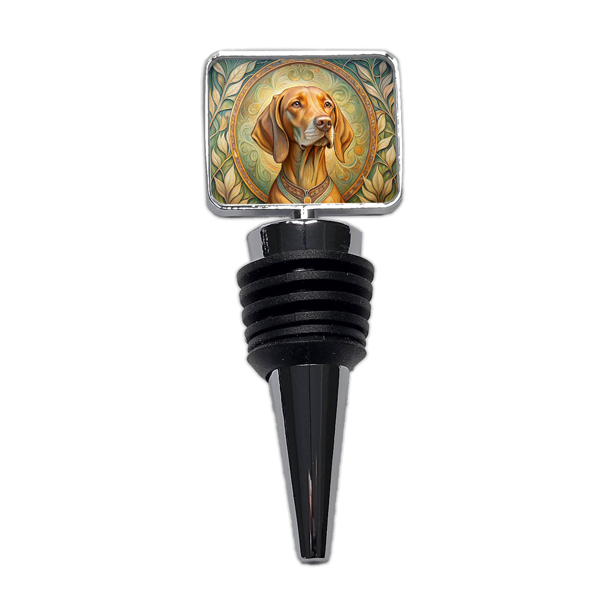 Vizsla Dog Art Nouveau Wine Bottle Stopper