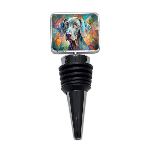 Weimaraner Dog Contemporary Art Wine Bottle Stopper