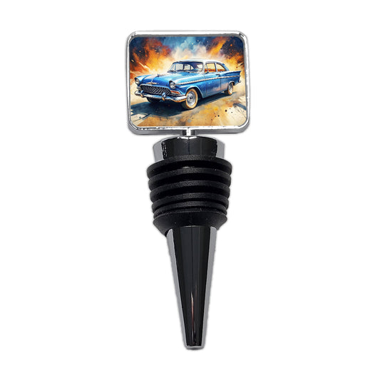 Classic Retro Car Art Wine Bottle Stopper
