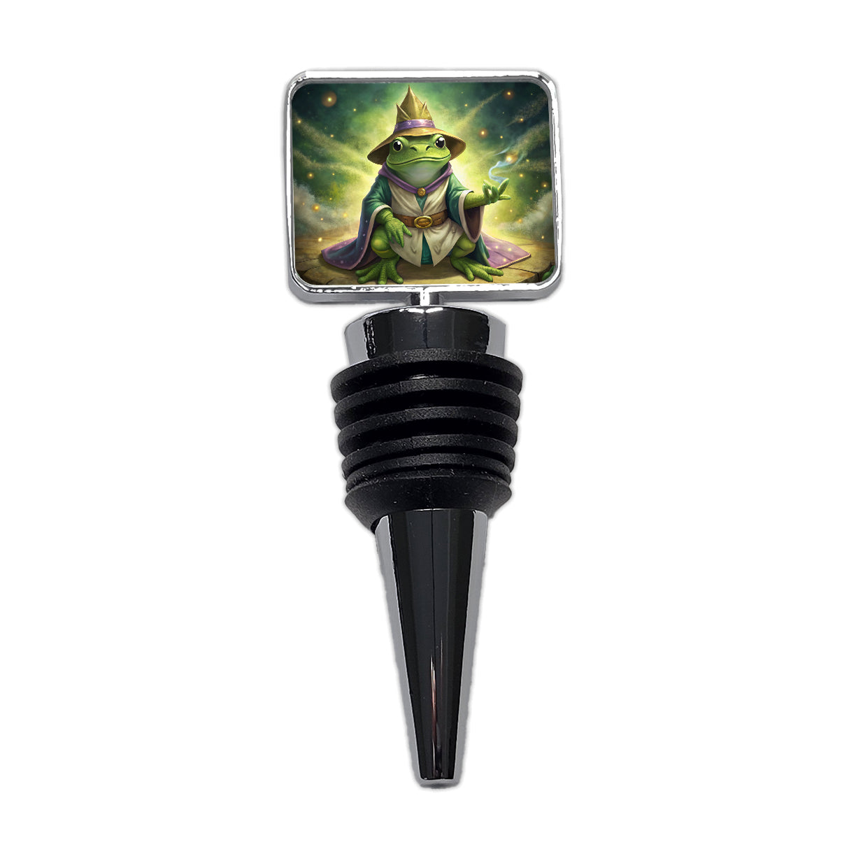 Frog Wizard Wine Bottle Stopper