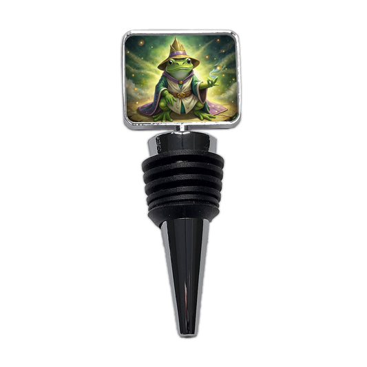 Frog Wizard Wine Bottle Stopper