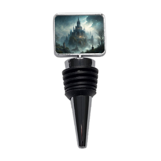 Gothic Horror Castle Wine Bottle Stopper