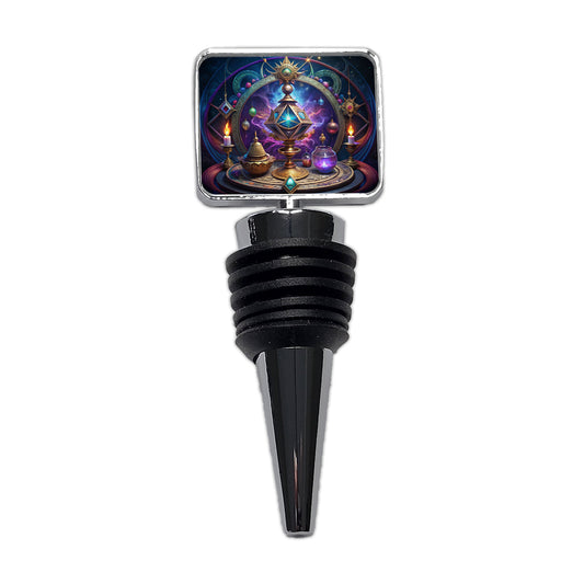 Magical Arcane Sorcerer Arts Wine Bottle Stopper