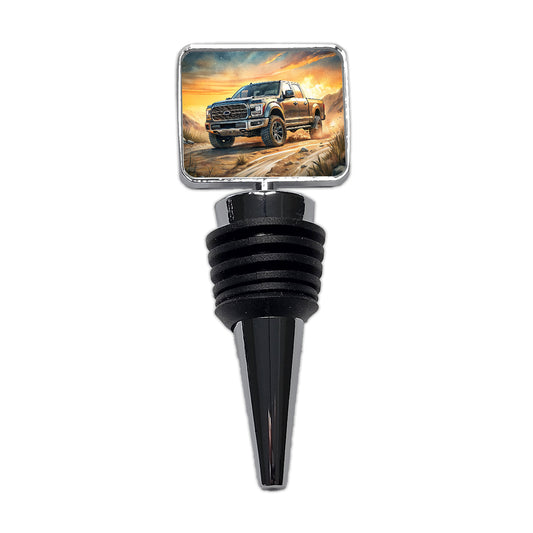 Modern Off-Road Truck Art Wine Bottle Stopper