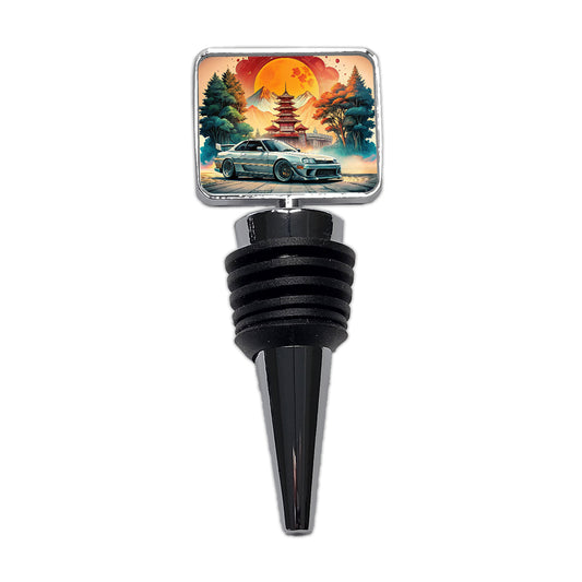 Retro Classic JDM Tuner Car Art Wine Bottle Stopper