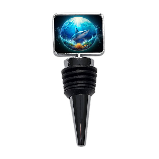 Shark Ocean Bubble Wine Bottle Stopper