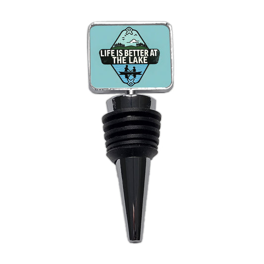 Life Is Better At The Lake Wine Bottle Stopper