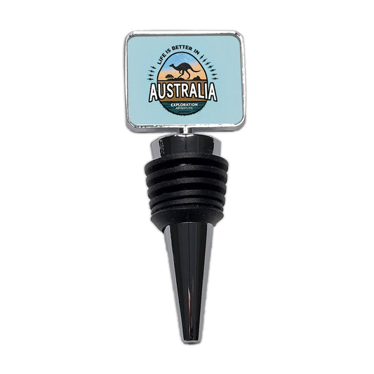 Life Is Better In Australia Wine Bottle Stopper
